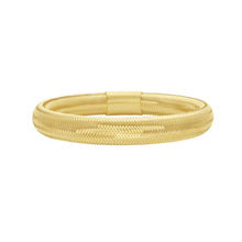 Load image into Gallery viewer, 14k Yellow Gold Stretch Mesh Slip-On Bracelet