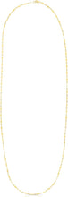 Load image into Gallery viewer, 14k Yellow Gold 3mm Marquise Mirror Chain Necklace, 16"� or 18 Inch