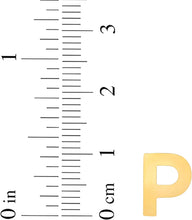 Load image into Gallery viewer, 14k Yellow Gold 0.4" Block Alphabet Letter A - Z Initial Charm Pendant with Extendable Adjustable Chain Necklace