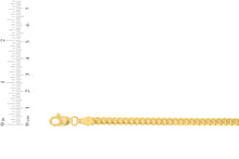 Load image into Gallery viewer, 10k Yellow Gold 3.3mm Solid Miami Cuban Chain Link Necklace