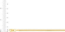 Load image into Gallery viewer, 10k Yellow Gold 2mm Solid Miami Cuban Curb Bracelet