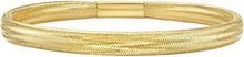 Load image into Gallery viewer, 14k Yellow Gold 3.4mm, 5.4mm or 8.8mm Stretch Mesh Slip-on Bracelet, 7 Inch