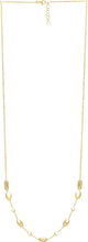 Load image into Gallery viewer, 14k Yellow Gold Puffed Pebble Adjustable Chain Friendship Necklace, 16.5 to 28 Inch