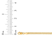 Load image into Gallery viewer, 14k Yellow Gold 2.8mm Lite Gourmette Chain Necklace