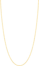Load image into Gallery viewer, 14k Yellow Gold or White Gold 1.1mm Diamond Cut Bead Chain Necklace