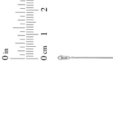 Load image into Gallery viewer, 14k Yellow Gold or White Gold 0.9mm Solid Round Franco Chain Necklace