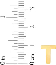 Load image into Gallery viewer, 14k Yellow Gold 0.4" Block Alphabet Letter A - Z Initial Charm Pendant with Extendable Adjustable Chain Necklace