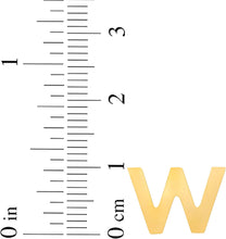 Load image into Gallery viewer, 14k Yellow Gold 0.4" Block Alphabet Letter A - Z Initial Charm Pendant with Extendable Adjustable Chain Necklace