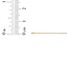 Load image into Gallery viewer, 14k Yellow Gold or White Gold 1.3mm Solid Ice Chain Necklace