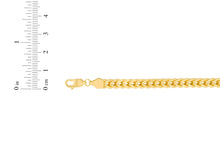 Load image into Gallery viewer, 10k Yellow Gold 6mm Lite Franco Chain Link Bracelet or Anklet