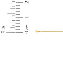 Load image into Gallery viewer, 14k Yellow Gold Or White Gold 1.1mm Solid Milano Chain Necklace