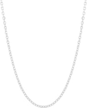 Load image into Gallery viewer, 18k White Gold Diamond Cut Cable Chain Necklace