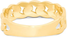 Load image into Gallery viewer, 10k Yellow Gold 6mm Cuban Link Ring, Sizes 4 - 13