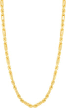 Load image into Gallery viewer, 14k Yellow Gold 3mm Semi-Solid Figarope Chain Necklace, 22 Inch