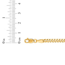 Load image into Gallery viewer, 14k Yellow Gold 4.1mm Lite Gourmette Chain Necklace