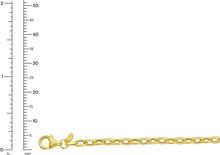 Load image into Gallery viewer, 14k Yellow Gold 3.3mm Cable Charm Link Bracelet, 7 Inch