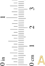 Load image into Gallery viewer, 14k Yellow Gold 0.2" Mini Alphabet Letter A - Z Initial Charm Pendant with Extendable Adjustable Chain Necklace