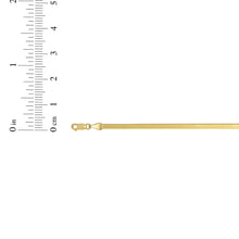 Load image into Gallery viewer, 14k Yellow Gold 3mm Solid Herringbone Chain Necklace and Bracelet Set