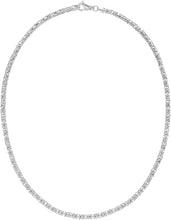 Load image into Gallery viewer, 925 Sterling Silver 4.1mm Round Byzantine Chain Necklace, 20"�, 22"�, or 24 Inch