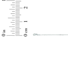 Load image into Gallery viewer, 14k Yellow Gold or White Gold or Rose Gold 0.9mm Solid Diamond Cut Cable Chain Necklace