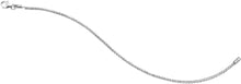 Load image into Gallery viewer, 14k White Gold Sparkle Beaded Link Chain Bracelet, 7 Inch