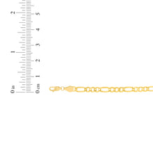 Load image into Gallery viewer, 14k Yellow Gold 4.5mm Lite Figaro Chain Bracelet