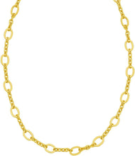 Load image into Gallery viewer, 14k Yellow Gold 7.5mm Large and 3.8mm Small Oval Link Bracelet, 7.25 Inch