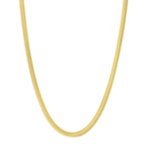 Load image into Gallery viewer, 14k Yellow Gold 5.3mm Oval Snake Chain Necklace