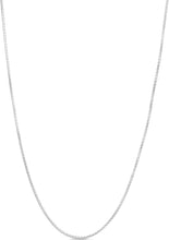 Load image into Gallery viewer, 14k Yellow Gold or White Gold 1.3mm Lite Round Box Chain Link Necklace