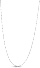 Load image into Gallery viewer, 10k Yellow Gold 1.5mm Lumicina Mirror Snail Link Chain Necklace
