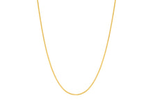 Load image into Gallery viewer, 14k Yellow Gold or White Gold 1.3mm Solid Ice Chain Necklace
