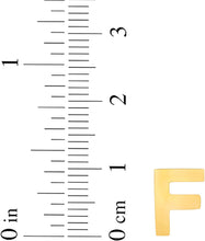 Load image into Gallery viewer, 14k Yellow Gold 0.4" Block Alphabet Letter A - Z Initial Charm Pendant with Extendable Adjustable Chain Necklace