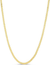 Load image into Gallery viewer, 14k Yellow Gold 2.5mm Bismark Chain Necklace