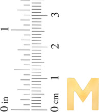 Load image into Gallery viewer, 14k Yellow Gold 0.4" Block Alphabet Letter A - Z Initial Charm Pendant with Extendable Adjustable Chain Necklace