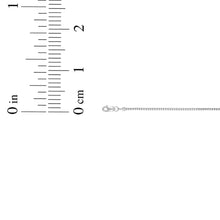 Load image into Gallery viewer, 14k Yellow Gold or White Gold 1.3mm Solid Ice Chain Necklace