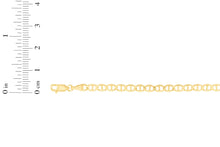 Load image into Gallery viewer, 10k Yellow Gold 4mm Solid Mariner Link Chain Bracelet or Anklet