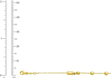 Load image into Gallery viewer, 14k Yellow Gold 3mm Bead Bar Link Bracelet, Adjustable 6" - 8.5 Inch