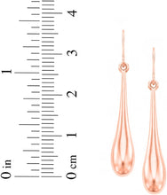 Load image into Gallery viewer, 14k Yellow Gold Polished Graduated Tear Drop Earrings - view 8