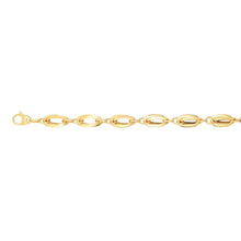 Load image into Gallery viewer, 14k Yellow Gold 8.2mm Double Oval Link Bracelet, 7.5 Inch