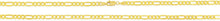 Load image into Gallery viewer, 10k Yellow Gold 4.5mm Lite Figaro Chain Link Necklace