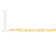 Load image into Gallery viewer, 10k Yellow Gold 11mm Solid Clasic Figaro Necklace