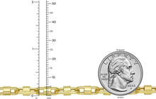 Load image into Gallery viewer, 14k Yellow Gold 5mm Hardware Link Chain Necklace, 22 Inch