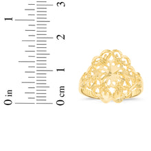 Load image into Gallery viewer, 10k Yellow Gold 16.5mm Mermaid Face Ring