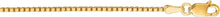 Load image into Gallery viewer, 14k Yellow Gold or White Gold 1.1mm Solid Box Chain Link Necklace