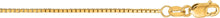 Load image into Gallery viewer, 14k Yellow Gold or White Gold 0.85mm Solid Box Chain Link Necklace