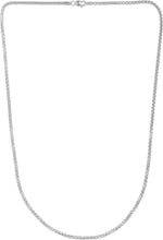 Load image into Gallery viewer, 14k Yellow Gold or White Gold 2.5mm Lite Round Box Chain Link Necklace