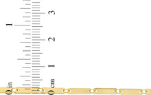 Load image into Gallery viewer, Italian 14k Yellow Gold 2.3mm Mirror Bar Link Bracelet, 7 Inch