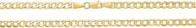 Load image into Gallery viewer, 10k Yellow Gold 3mm Hollow Cuban Curb Link Chain Necklace