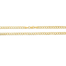 Load image into Gallery viewer, 14k Yellow Gold 3.2mm Solid Curb Cuban Chain Necklace