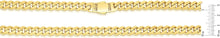 Load image into Gallery viewer, 10k Yellow Gold 9mm Lite Monaco Miami Cuban Link Chain Necklace